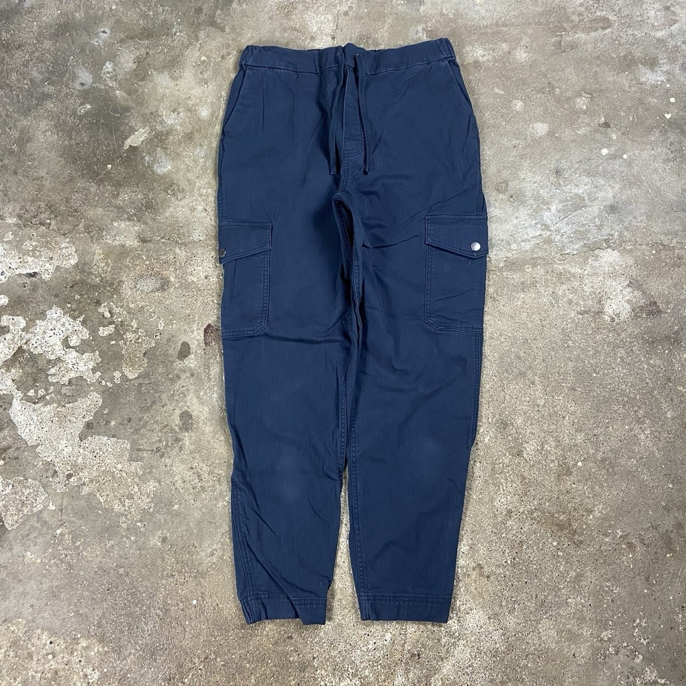Duluth Trading Flexpedition Cargo Pants Women's Size 12 Blue Regular Fit Joggers